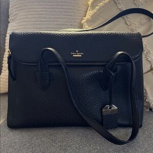 Kate Spade Black Pebble Leather Bag